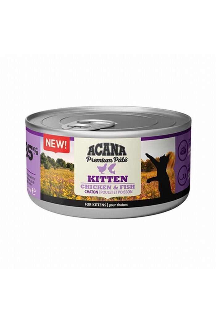 Acana Premium Pate Tavuklu Ve Balıklı Ezme Yavru Kedi Konservesi 85 gr - Görsel 1