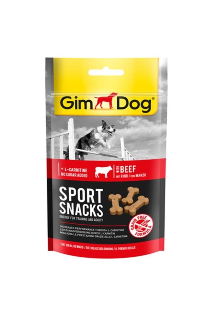 Gimdog Köpek Ödül Tableti Sportsnacks Sığır Etli 60 gr - Görsel 1