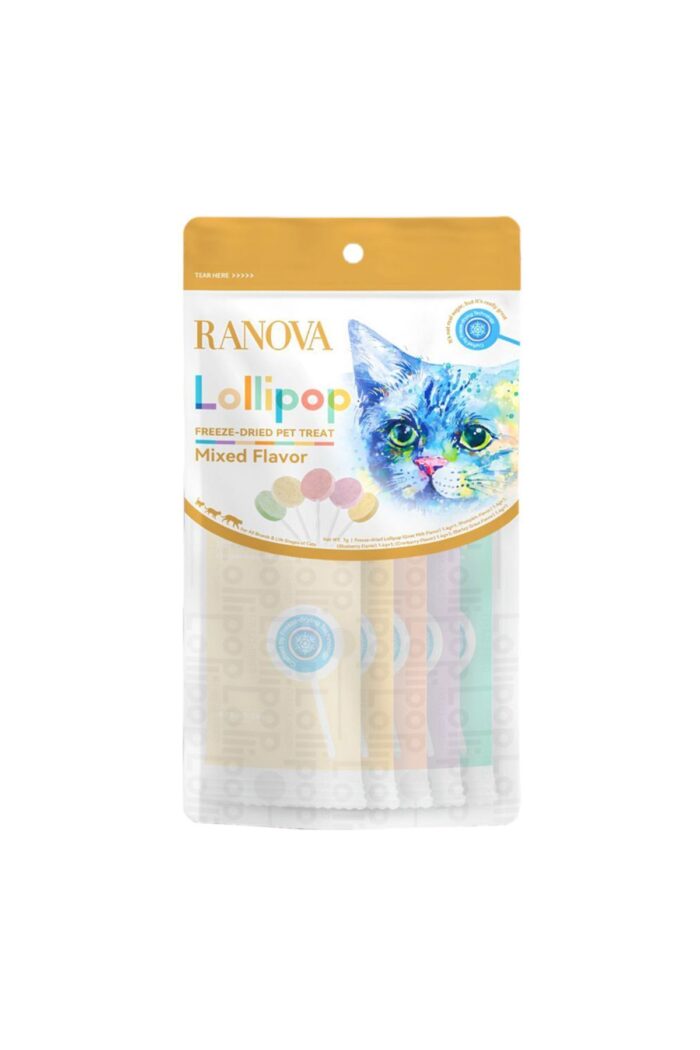 Ranova Kediler Için Karışık Lezetli Lolipop 1,4 5' Li - Görsel 1