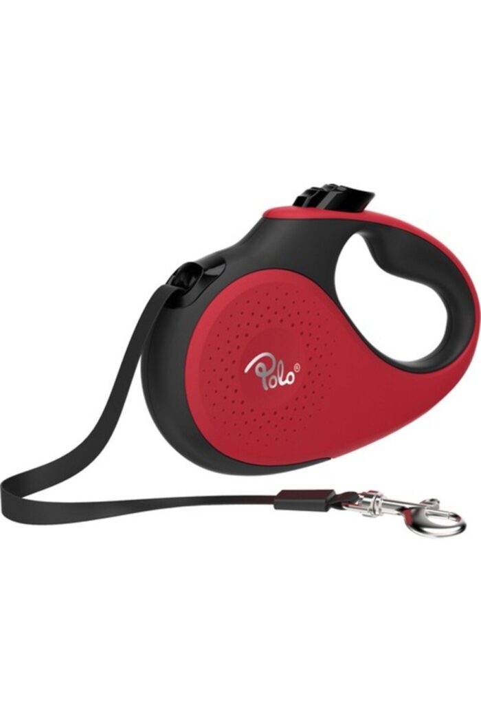Polo Prestige Kırmızı Otomatik Köpek Tasması M 5m/20kg - Görsel 2