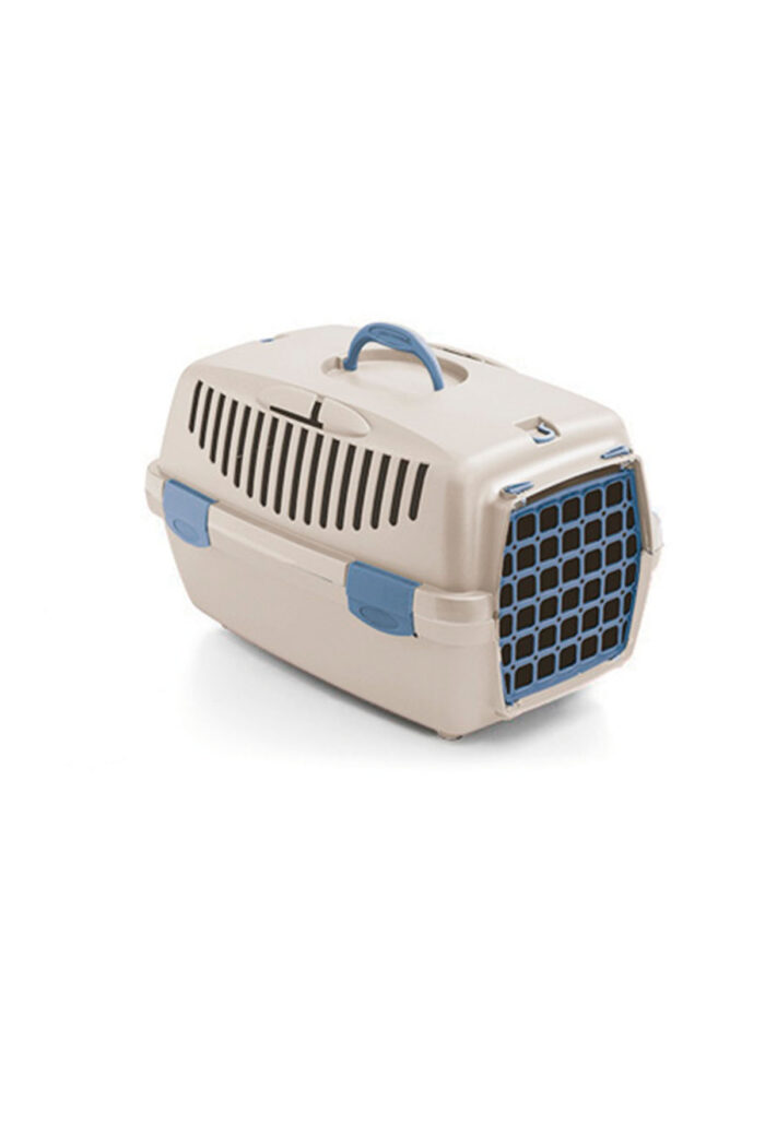 Stefanplast Gulliver 1 Kedi ve Köpek Taşıma Kafesi 48 x 32 x 31 cm Travertine White - Krem Rengi - Görsel 1